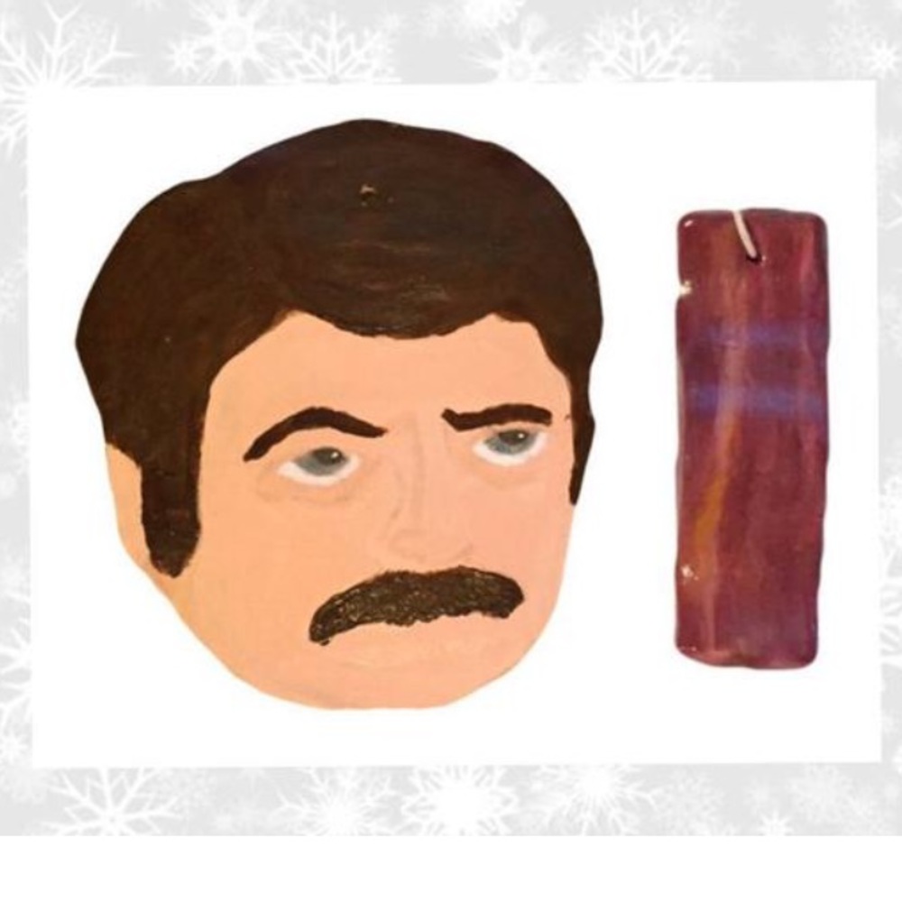 Ron Swanson Christmas Ornaments - Picture 4 of 4